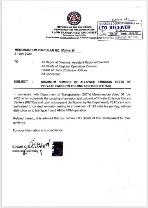 smoke emission test validity philippines|LTO MEMORANDUM CIRCULAR NO. ACL.